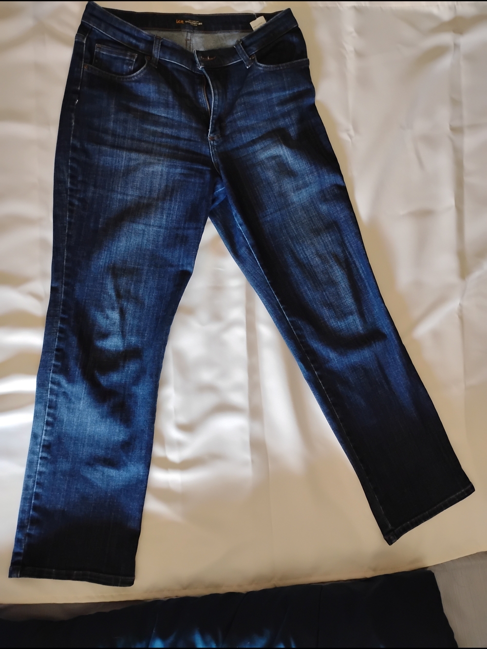 Lee Women's Dark Blue Straight Leg Jeans